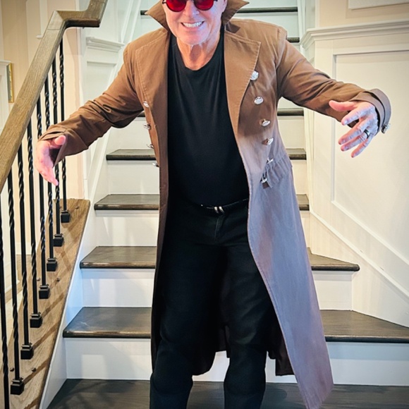 Karlywindow Gothic Steampunk Vintage Frock Coat Jacket Brown Size M NWOT - Picture 11 of 11